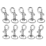 10Pcs,Silver,Alloy,Swivel,Trigger,Clasp