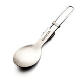 IPRee,Outdoor,Folding,Spoon,Titanium,Alloy,Spoon,Picnic,Tableware,Outdoor,Camping