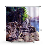 Waterproof,Shower,Curtain,Bathroom,Toilet,Cover,Pedestal