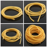 Yellow,2x5mm,Natural,Latex,Rubber,Surgical,Elastic,Rubber