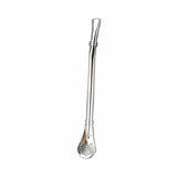 KCASA,Multifunction,Stainless,Steel,Filtering,Drink,Straw,Spoon,Filter,Milks