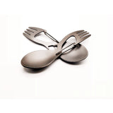 IPRee,Spoon,Bottle,Opener,Carabiner,Titanium,Stainless,Steel,Tableware,Camping,Picnic