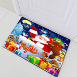 180X180,Santa,Claus,Christmas,Gifts,Shower,Curtain,Hooks,Waterproof,Bathroom,Carpet