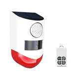 Solar,Alarm,Light,Waterproof,Wireless,Warning,Theft,Caution,Motion,Sensor,Detector