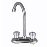 Kitchen,Water,Handle,Faucet,Double,Spout,Basin,Mixer,Bathroom