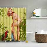 Bathroom,Shower,Curtains,Woman,Shower,Curtain,Waterproof,Polyester,Fabric,Screen