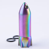 Outdoor,Titanium,Storage,Portable,Medical,Waterproof,Bottle,Keychain