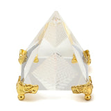 Small,Egypt,Egyptian,Crystal,Clear,Pyramid,REIKI,Healing,Prizms,Decorations