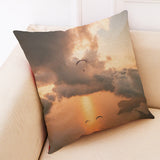 Honana,45x45cm,Skydiving,Pattern,Luxury,Cushion,Cover,Graffi,Style,Throw,Pillow,Pillow,Cover