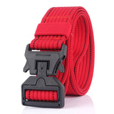 125CM,Magnetic,Buckle,Leisure,Canvas,Breathable,Waist,Quick,Unlock,Men's,Elastic,Tactical