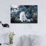 White,Stone,Canvas,Paintings,Frameless,Pictures,Decor