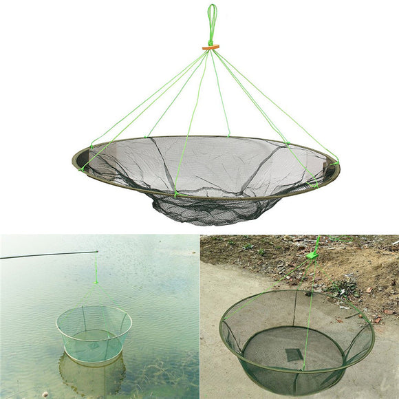 ZANLURE,Green,Steel,Nylon,Foldable,Fishing,Prawns,Shrimps,Crabs,Catching,Landing