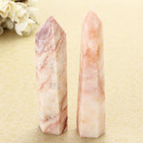 Natural,Rhodochrosite,Crystals,Obelisk,Quartz,Point,Healing,Gemstone,Mineral