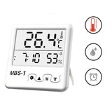 Loskii,Digital,Large,Screen,Weather,Station,Indoor,Hygrometer,Thermometer,Clock