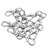 10Pcs,Silver,Alloy,Swivel,Lobster,Clasp,8.5mm,Round