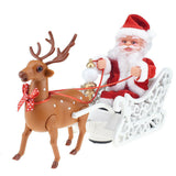 Electric,Riding,Santa,Claus,Walking,Music,Santa,Claus,Music,Christmas,Decorations