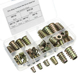 50Pcs,Alloy,Furniture,Socket,Drive,Threaded,Insert,Assortment