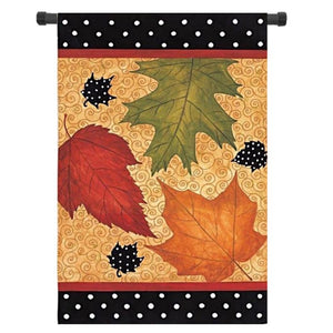 28x40",12.5"x18",Falling,Leaves,Autumn,Welcome,Garden,Banner,Decorations"