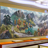 Drill,Diamond,Scenery,Embroidery,Painting,Decorations