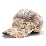 Camouflage,Synthetic,Hairpiece,Peaked,Toupee,Fishing,Hunting,Tactical