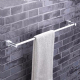 Aluminum,Double,Single,Shelf,Mounted,Towel,Holder,Bathroom