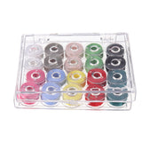 Clear,Plastic,Bobbins,20pcs,Sewing,Machine,Spools,Thread,Storage