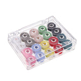 Clear,Plastic,Bobbins,20pcs,Sewing,Machine,Spools,Thread,Storage