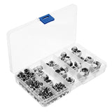 Suleve,MXSN4,170Pcs,Stainless,Steel,Assortment,Nylon,Insert,Locknut