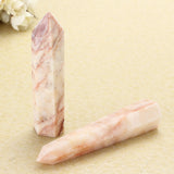 Natural,Rhodochrosite,Crystals,Obelisk,Quartz,Point,Healing,Gemstone,Mineral