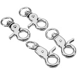 10Pcs,Silver,Alloy,Swivel,Lobster,Clasp,Round