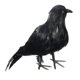 Raven,Halloween,Party,Decorations,Stuffed,Feather,Blackbird,Decor