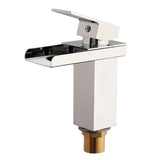 Bathroom,Waterfall,Basin,Faucet,Square,Water,Mixer,Chrome