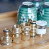 Brass,Female,Connector,Garden,Quick,Connect,Adapter,Water,Connectors,Fitting,Switch,Washers,Standard,Joint,Pressure,Washing