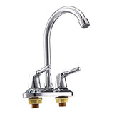 Kitchen,Water,Handle,Faucet,Double,Spout,Basin,Mixer,Bathroom