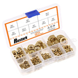 Suleve,MXBN9,235Pcs,Metric,Grade,Brass,Hexagon,Assortment