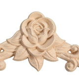 Carving,Applique,Unpainted,Flower,Applique,Carving,Decal,Furniture,Cabinet,8x8cm