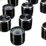 10Pcs,Black,Volume,Control,Knurled,Shaft,Potentiometer,Rotary,Knobs