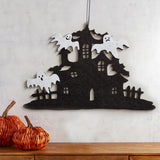 Loskii,JM01487,Halloween,Hanging,Decoration,Practical,Party,Nonwoven,Fabric,Holiday,Supplies,Castle,Decorations