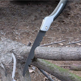 Stainless,Steel,Woodworking,Cutting,Tools,Handle,Collapsible,Sharp,Steel,Turbine,Camping