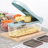 Multifunctional,Vegetable,Cutter,Chopper,Adjustable,Slicer,Blades,Kitchen