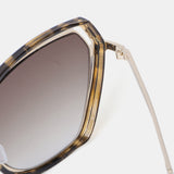 Women's,Leopard,Round,Frame,Retro,Sunglasses