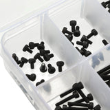 Suleve,M2CH1,Carbon,Steel,Allen,Socket,Screw,Metric,Assortment,200Pcs