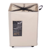 Single,Cloth,Wheels,Hamper,Oxford,Cloth,Storage,Aluminum,Frame,Storage,Baskets