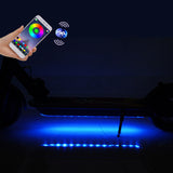 BIKIGHT,Electric,Scooter,Transparent,Chassis,Night,Colorful,String,Light,Smart,bluetooth,Stepless,Dimming,Electric,Scooter