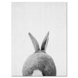 Rabbit,Canvas,Poster,Animal,Print,Paintings,Nursery