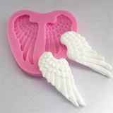 Angel,Wings,Silicone,Fondant,Chocolate,Polymer,Mould