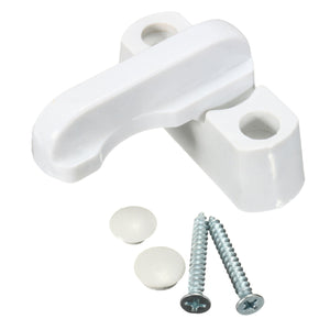 Plastic,White,Crescent,Window,Casement,Lever,Handle,Latch,Fastener