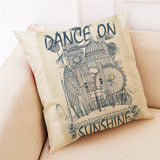 Concise,Style,Printed,Cotton,Pillow,Square,Decoration,Cushion,Cover