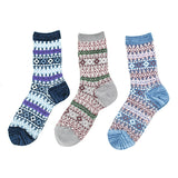 Women,Breathable,Cotton,Ethnic,Jacquard,Middle,Socks