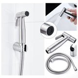 Stainless,Steel,Handheld,Douche,Bidet,Spray,Shower,Toilet,Adapter